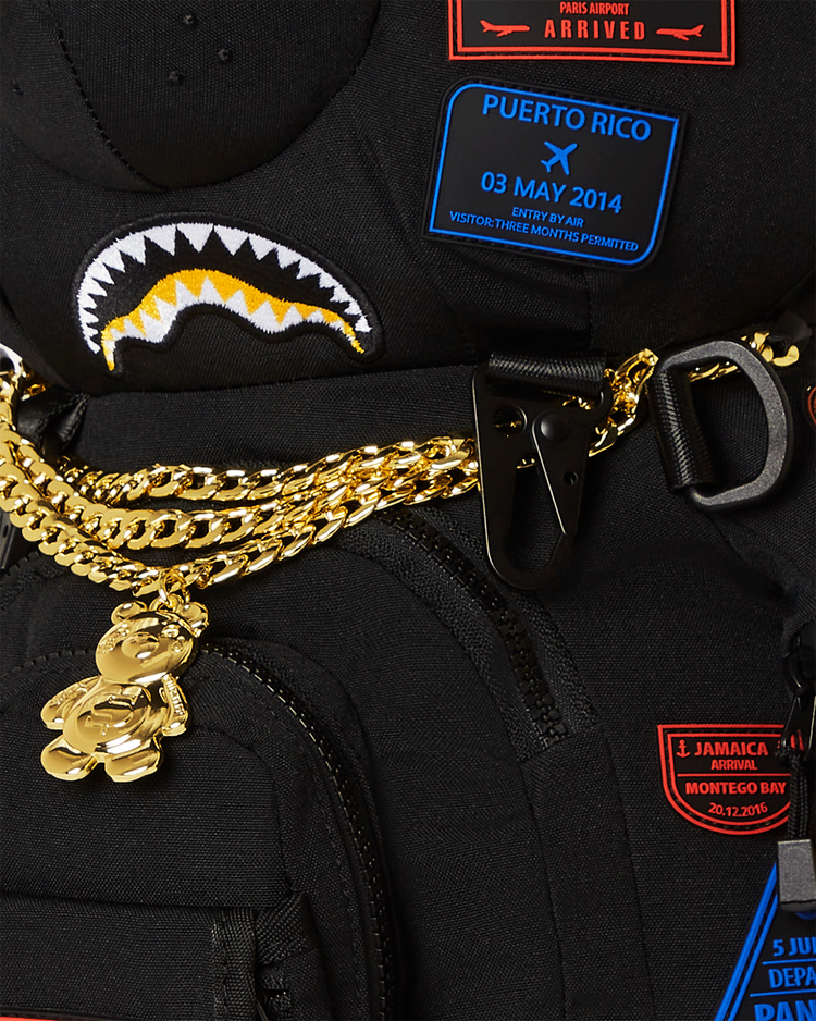 JAMES EDITION PASSPORT BEAR MONEYBEAR BACKPACK