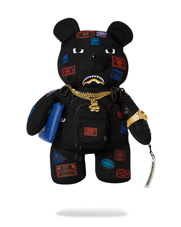 JAMES EDITION PASSPORT BEAR MONEYBEAR BACKPACK