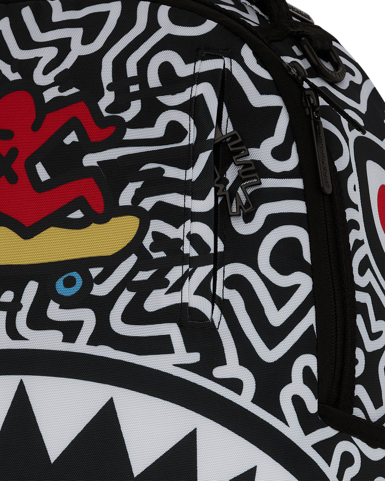 KEITH HARRING SKATER GUY PRINT DLXSV BACKPACK