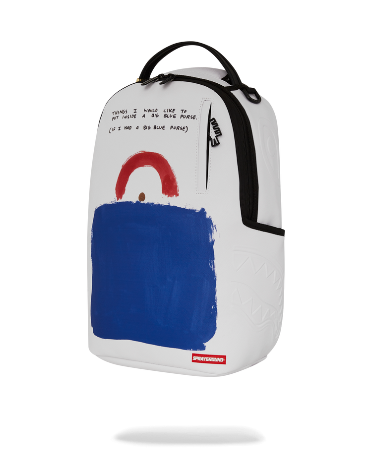 KEITH HARRING EMBOSSED 1 SHARK HANDBAG DLXSV BACKPACK