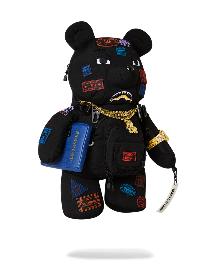 JAMES EDITION PASSPORT BEAR MONEYBEAR BACKPACK