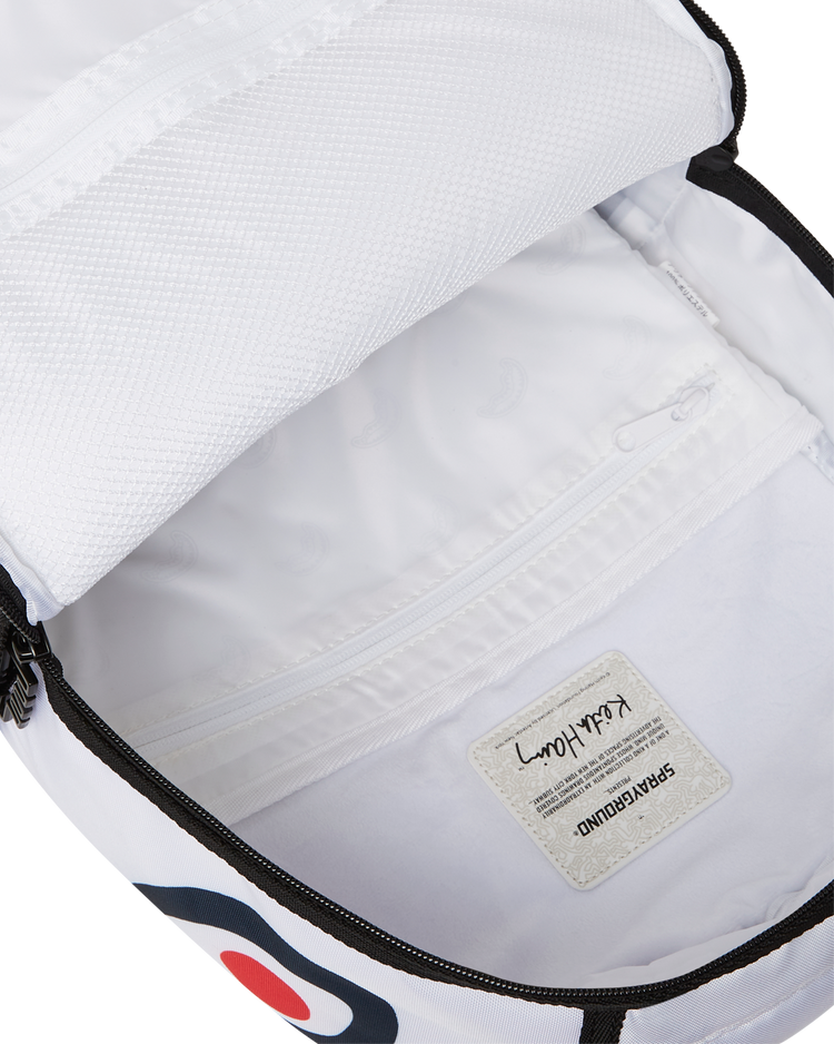 KEITH HARRING EMBOSSED 2 SHARK HANDBAG DLXSV BACKPACK