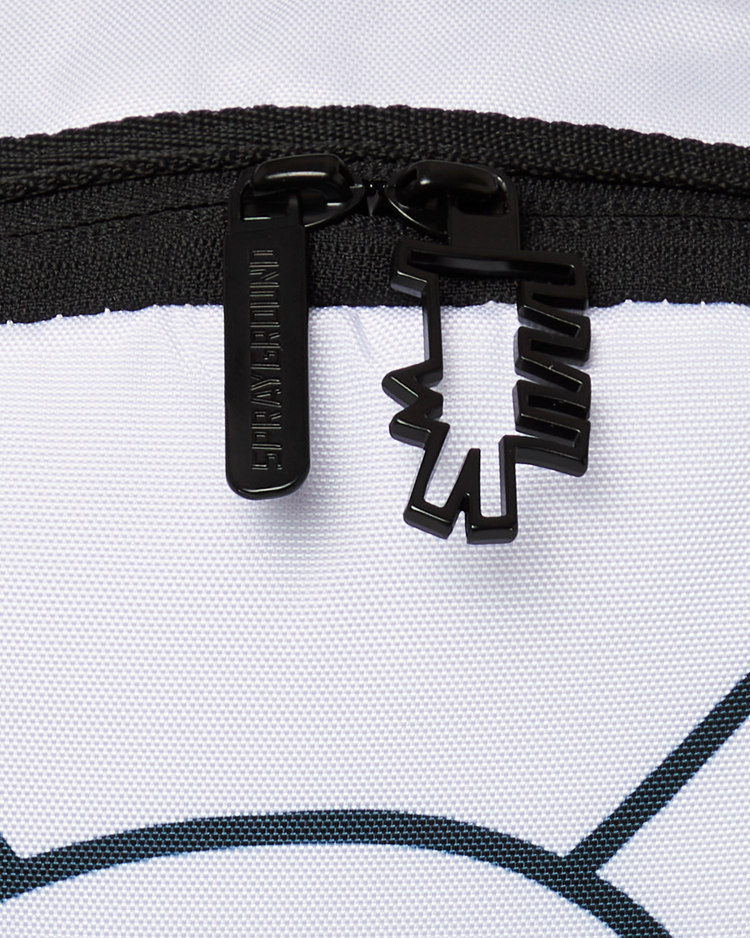 KEITH HARRING EMBOSSED 2 SHARK HANDBAG DLXSV BACKPACK