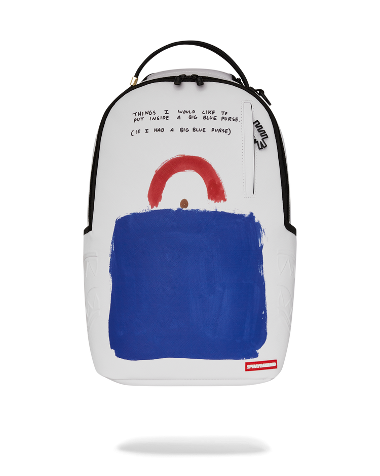 KEITH HARRING EMBOSSED 1 SHARK HANDBAG DLXSV BACKPACK