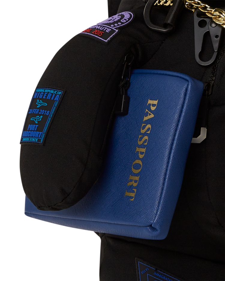 JAMES EDITION PASSPORT BEAR MONEYBEAR BACKPACK