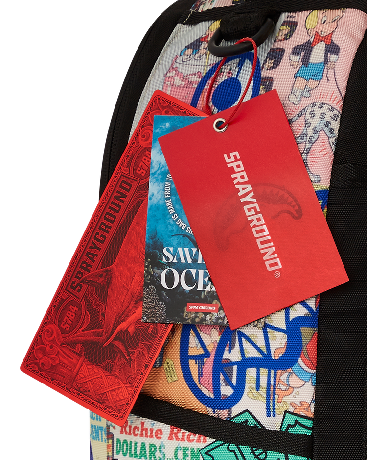 RICHIE RICH COMIC AND STREET ART DLXSR BACKPACK