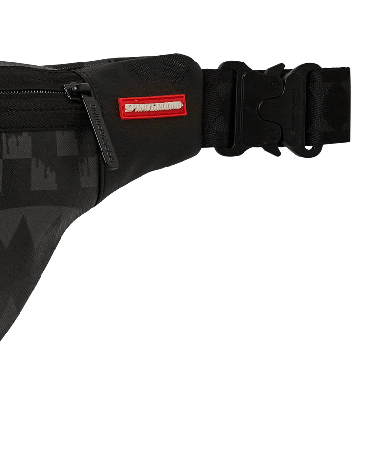 HANGOVER DRIP GREY CHECK SAVVY CROSS-BODY