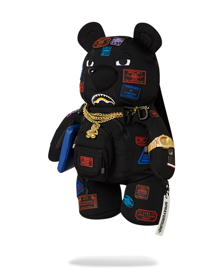 JAMES EDITION PASSPORT BEAR MONEYBEAR BACKPACK