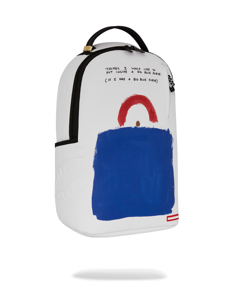 KEITH HARRING EMBOSSED 1 SHARK HANDBAG DLXSV BACKPACK