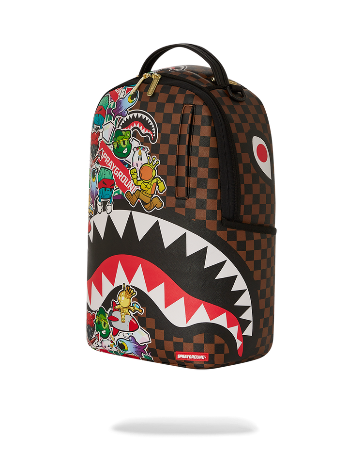 SHARKS IN STICKERS DLXSV BACKPACK