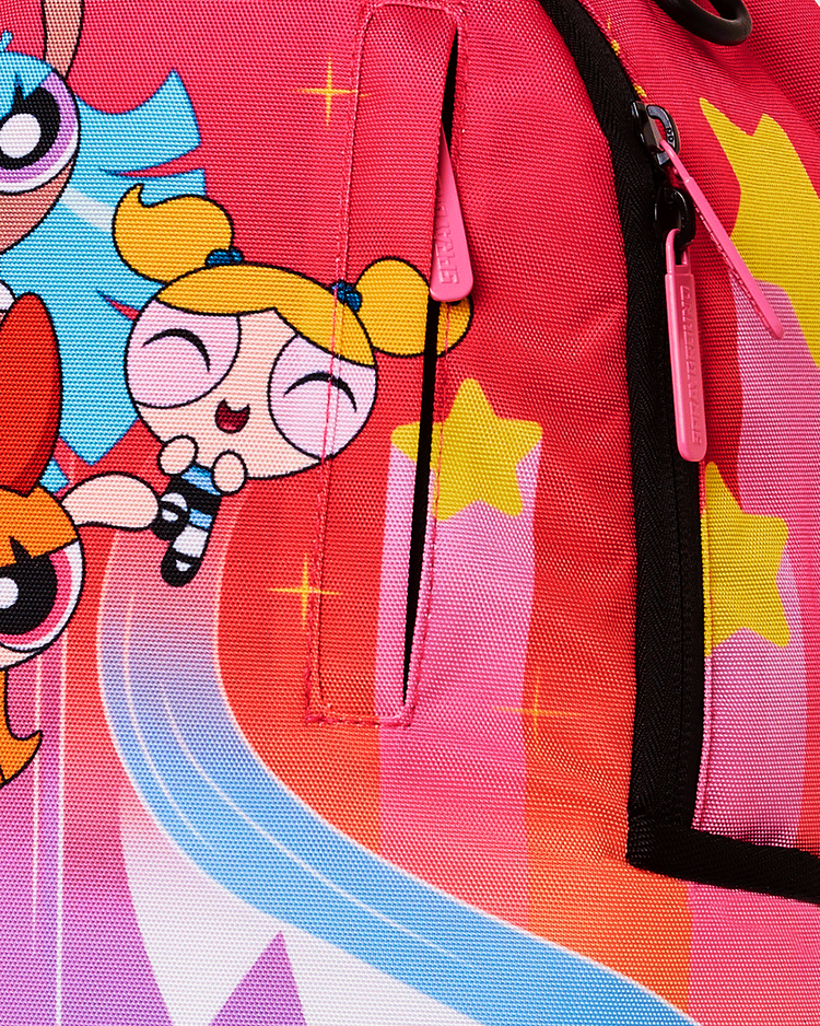 POWER PUFF GIRLS SHARKMOUTH FLYING TRAILS DLXSR BACKPACK