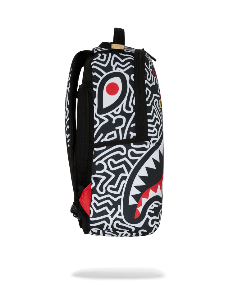 KEITH HARRING SKATER GUY PRINT DLXSV BACKPACK
