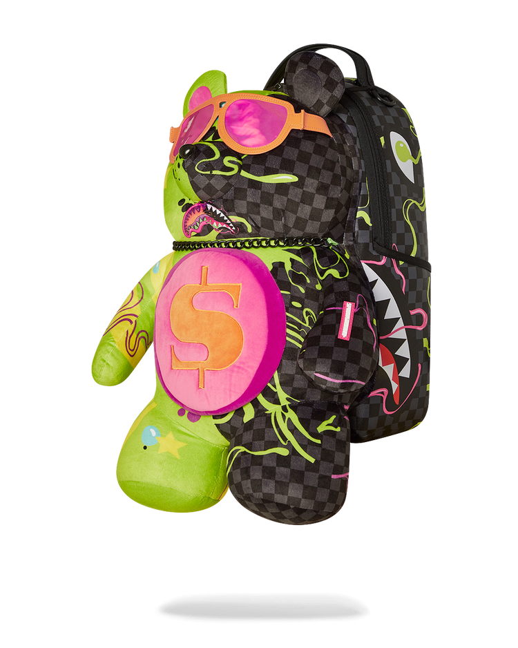 SLIME DIME BEAR ON BACKPACK