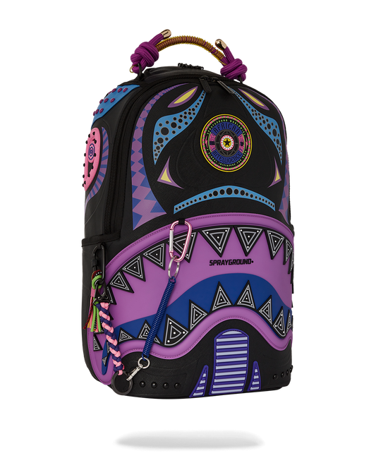 AI WONDERLAND PURPLE BACKPACK