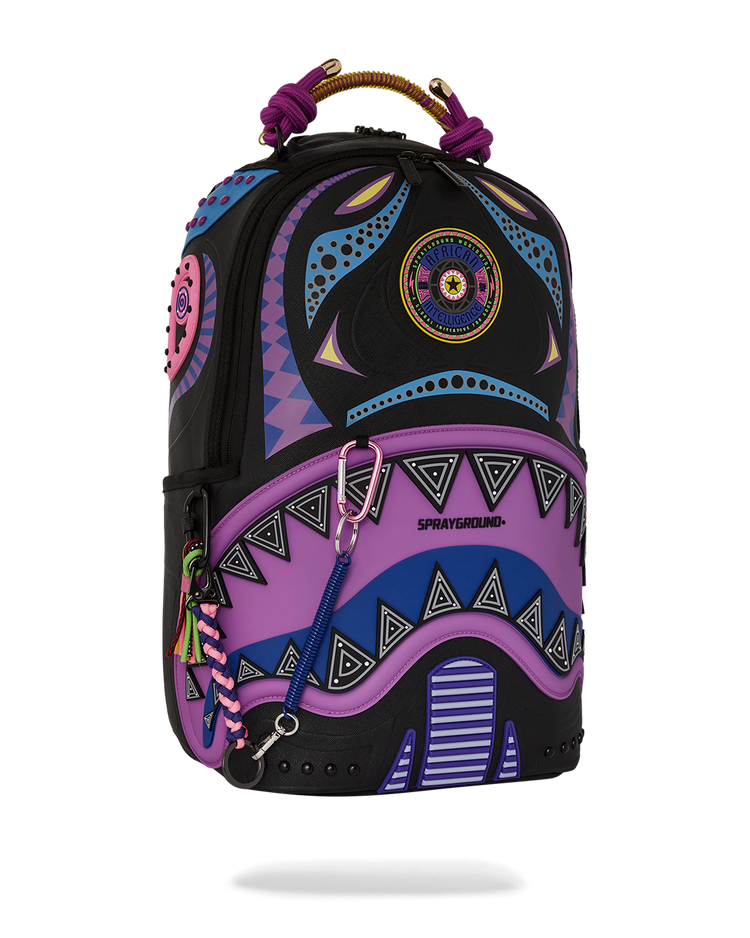 AI WONDERLAND PURPLE BACKPACK