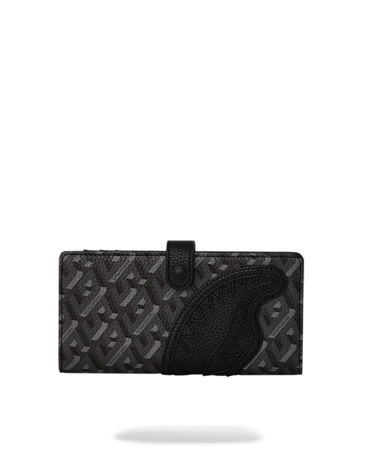 SG3D BLACKOUT LONG SINGLE FOLD WALLET