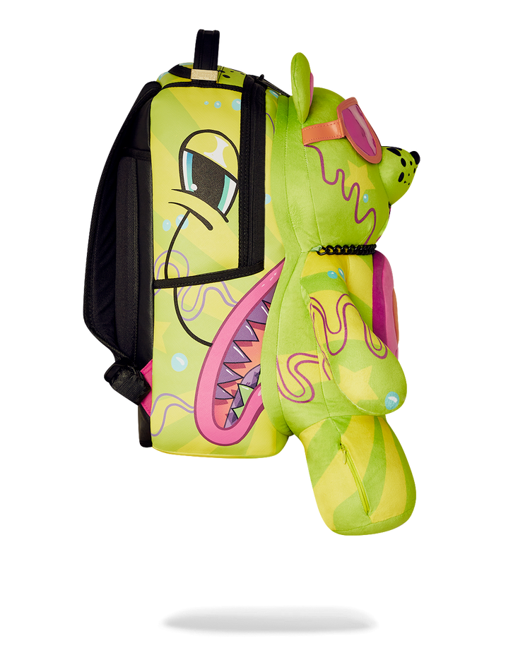 SLIME DIME BEAR ON BACKPACK