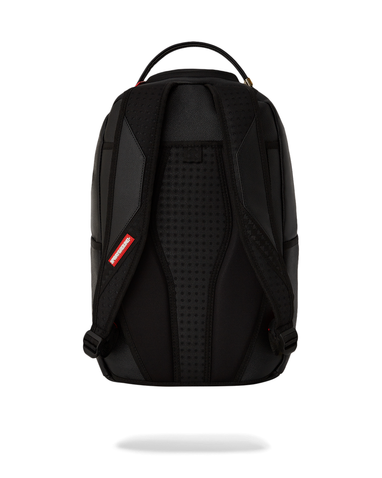 SHARK SMASH LOGO BLACK DLXS EMBOSSED BACKPACK