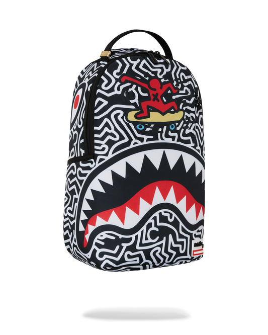 KEITH HARRING SKATER GUY PRINT DLXSV BACKPACK