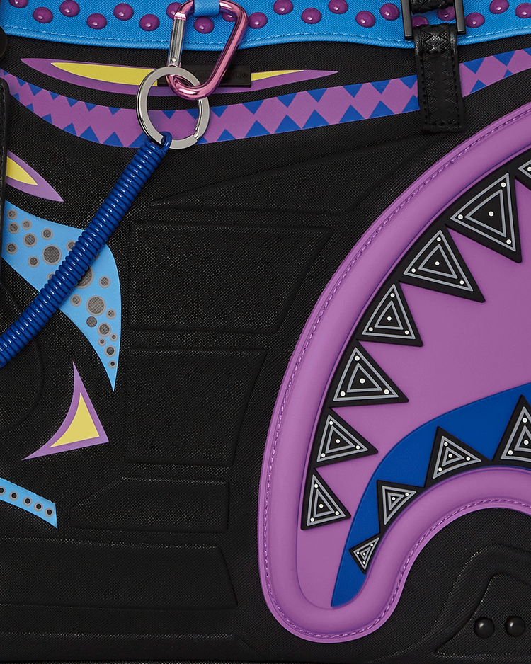 AI WONDERLAND PURPLE TOTE