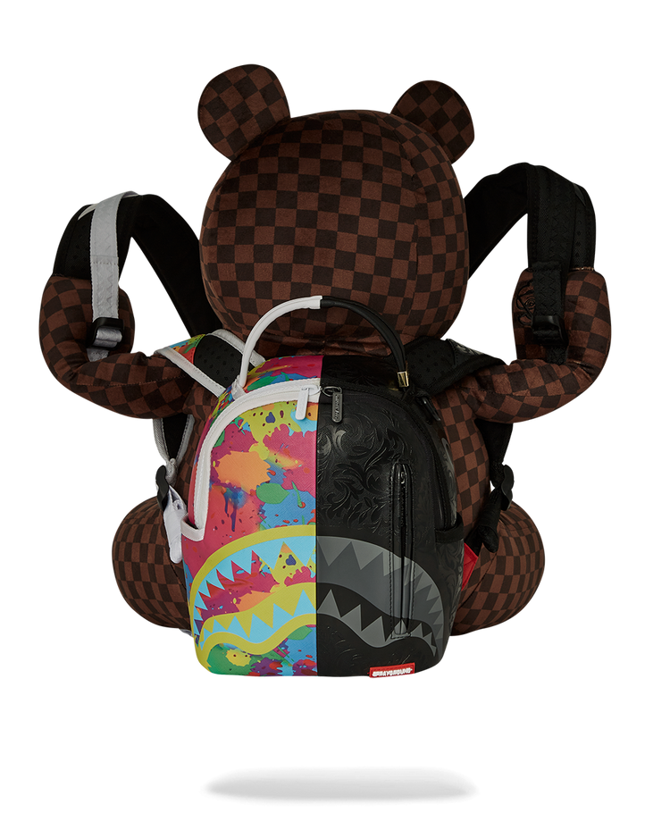 BEAR WEARING BACKPACK PLUSH BACKPACK