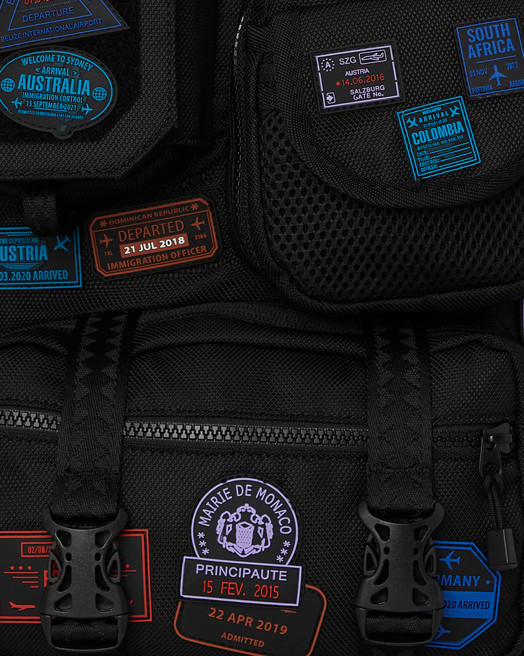 JAMES EDITION PASSPORT STAMPS SPECIAL OPS BACKPACK