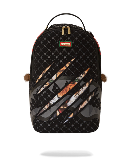 TIGER SCRATCHED DLXSV BACKPACK