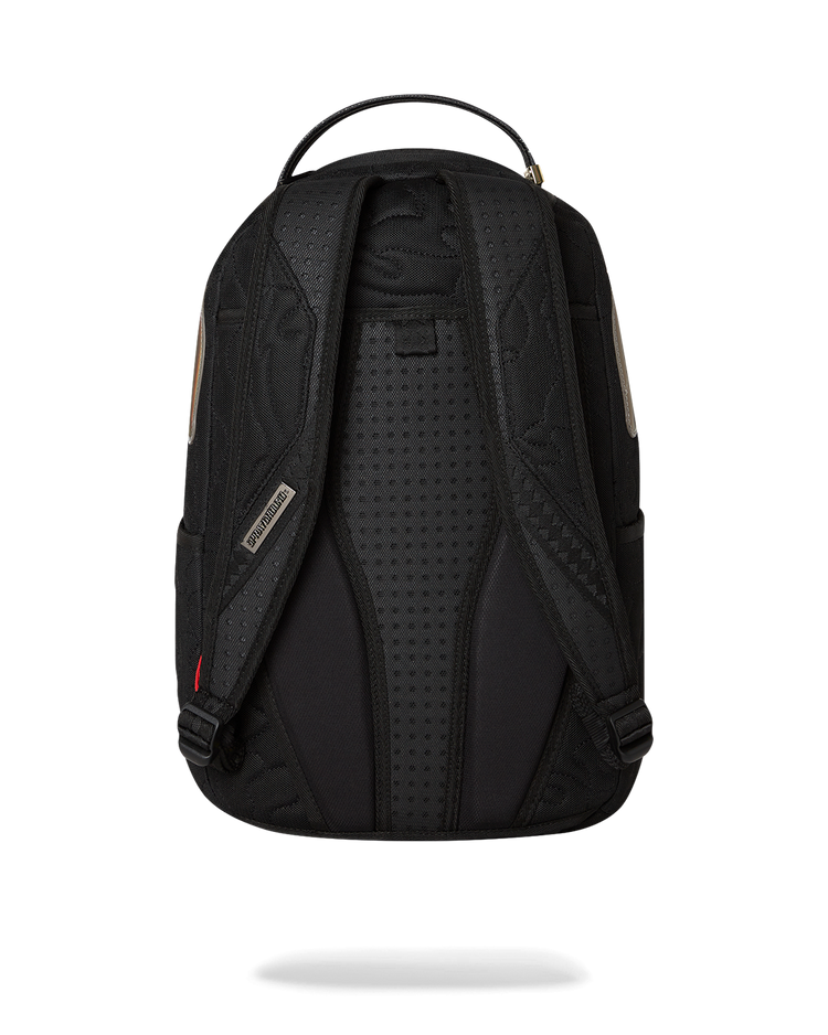 BLACK QUILTED IRRIDESCENT DLXS BACKPACK