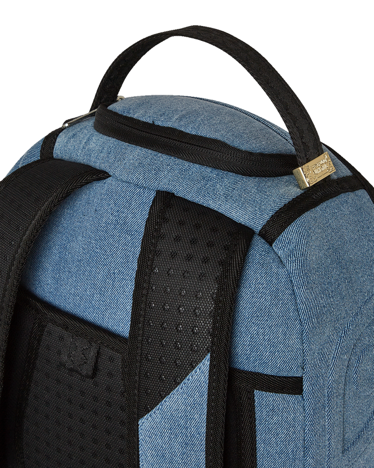 SHARK SMASH LOGO DENIM DLXS EMBOSSED BACKPACK