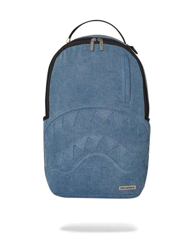 SHARK SMASH LOGO DENIM DLXS EMBOSSED BACKPACK