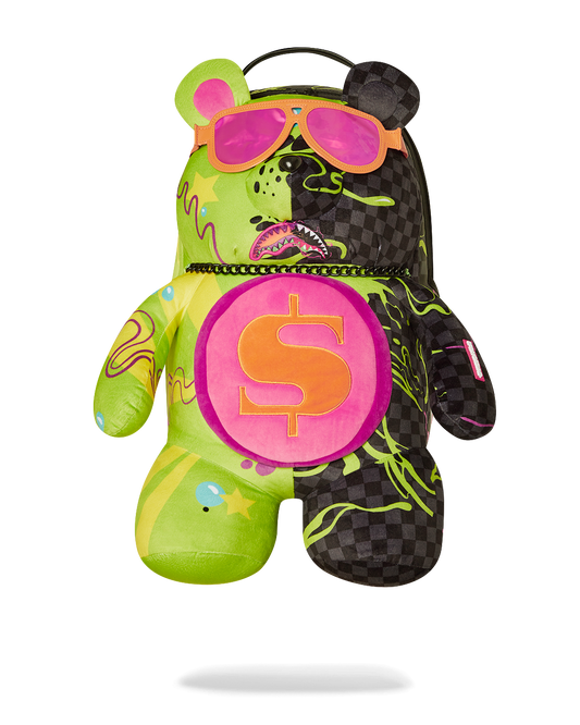 SLIME DIME BEAR ON BACKPACK