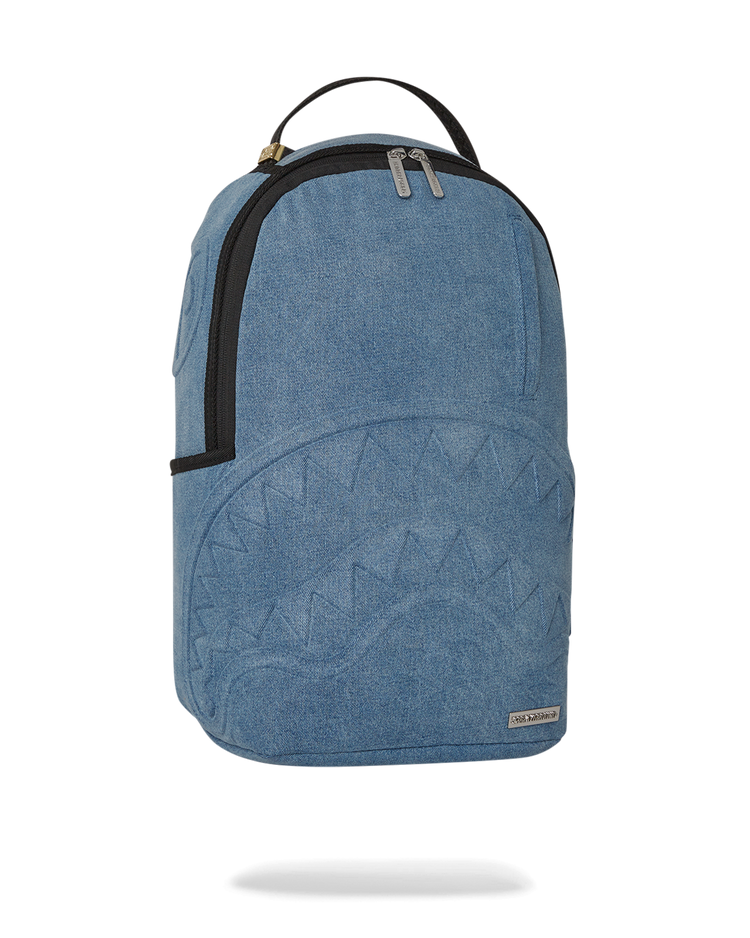 SHARK SMASH LOGO DENIM DLXS EMBOSSED BACKPACK