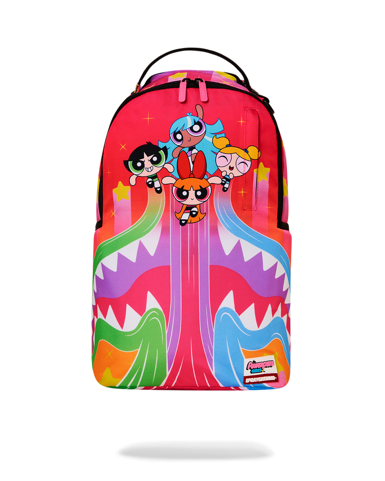 POWER PUFF GIRLS SHARKMOUTH FLYING TRAILS DLXSR BACKPACK