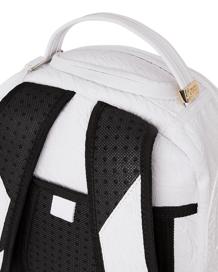 WHITE SCRIBBLE DLXSV BACKPACK