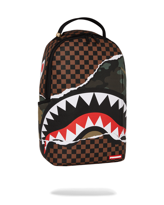 TEAR IT UP CHECK CAMO BACKPACK