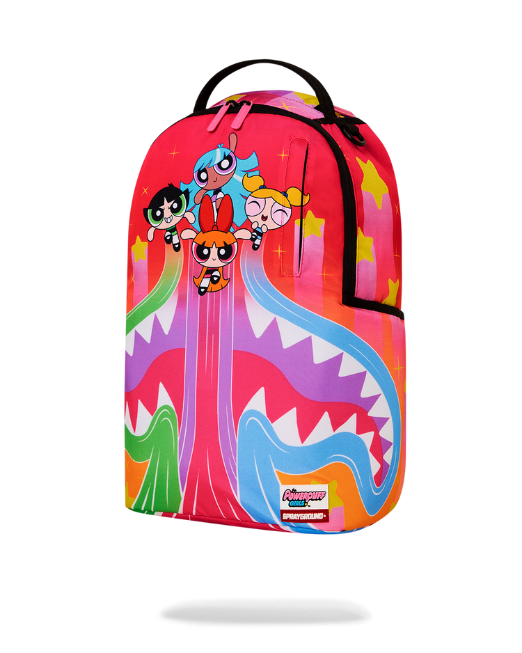 POWER PUFF GIRLS SHARKMOUTH FLYING TRAILS DLXSR BACKPACK