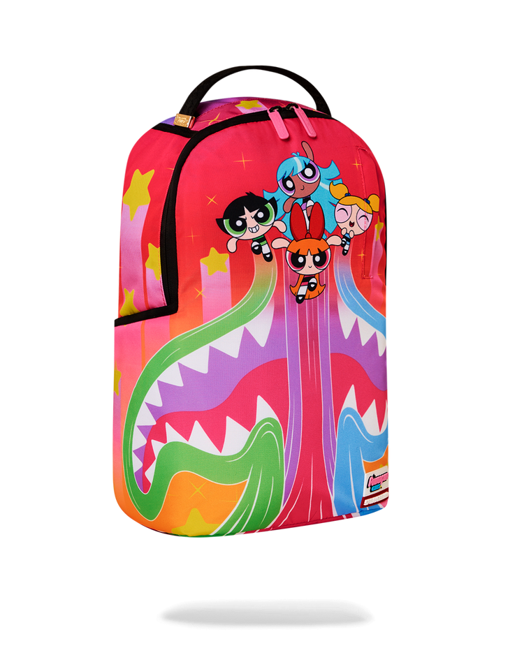 POWER PUFF GIRLS SHARKMOUTH FLYING TRAILS DLXSR BACKPACK